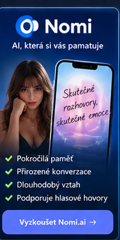 Nomi AI – ukázka aplikace a funkcí